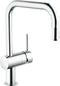 GROHE Minta - Keukenkraan - draaibare U-uitloop - uittrekbare handdouche - chroom - 32067000