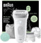 Braun Silk·épil 7 SkinSpa 7-081 - Wet & Dry Epilator - Brede Kop - Massagepad en Ladyshave Scheerkop
