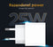 USB C Adapter 25W Oplader - Snellader - USB C Oplader - Adapter USB C - USB C Lader - Universeel - Golden Sound