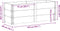 vidaXL - Plantenbak - 150x50 - cm - massief - grenenhout - zwart