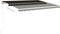 vidaXL - Luifel - automatisch - uittrekbaar - 450x350 - cm - antracietkleurig