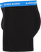 Björn Borg Contrast Solids - Heren Boxers 3-Pack - Zwart - Maat XXL (3-pack)