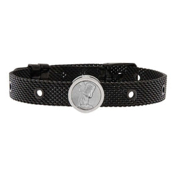 Talent Jewels TJA-4-02-03-2-235 - Uniseks Armband - Tijdloos ontwerp - Zwart