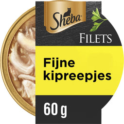 Sheba Filets Kipreepjes in Saus 60 gr - 1 kuipje