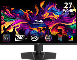 MSI MAG 271QP - QD-OLED Monitor 2560x1440 240Hz - Zwart