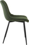 Light & Living - Eetkamerstoel KATE - 58.5x47.5x82.5cm - Groen - Set van 2
