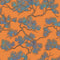 DUTCH WALLCOVERINGS Behang Pine Tree blauw en oranje