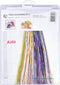 Thea Gouverneur - Borduurpakket met telpatroon - 456A - Voorgesorteerde DMC Garens - Viooltje - Aida - 10 cm x 10 cm - DIY Kit