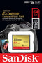SanDisk Extreme - CompactFlash 64GB - Max. leessnelheid 120MB/s - Max. schrijfsnelheid 85MB/s