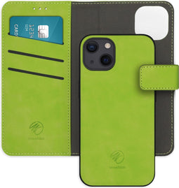 iMoshion Hoesje Geschikt voor iPhone 13 Hoesje Met Pasjeshouder - iMoshion Uitneembare 2-in-1 Luxe Bookcase - Groen
