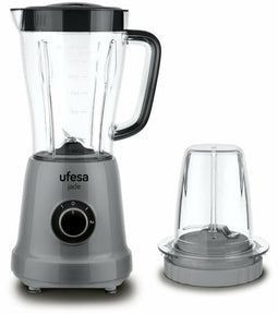 Ufesa BS4709 - Blender - 500W met 2 snelheden en molenaccessoire - Grijs