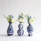Vaasjes klein &klevering - Delfts blauw vaas - vazen set van 3 - keramiek vaas