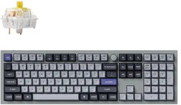 Keychron Q6 Max - Mechanisch Toetsenbord - Draadloos (Bluetooth 5.1) - Grijs