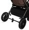 Lionelo Buggy Board - Meerijdplankje - Zit- en Sta-optie - LED-wielen - Verstelbaar Zitje - Antislip Platform - Tot 25 kg - 2-5 jaar - Eenvoudige Montage