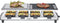 Severin RG 2373 - Raclettegrill - Natuurlijke grillsteen - Zilver