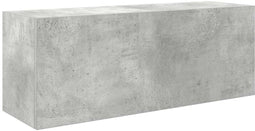 vidaXL - Badkamerwandkast - 80x25x30 - cm - bewerkt - hout - betongrijs