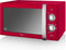 Swan SM22130RN Retro Magnetron Rood