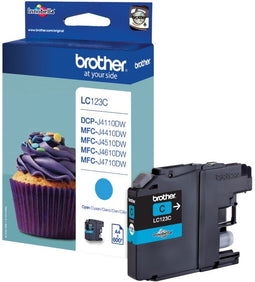 Brother LC-123C - Inktcartridge - Origineel - Cyaan