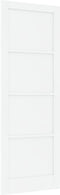 vidaXL - Interieurdeur - 'ORKDAL'Wit - 83x232x4 - cm - Massief - Vurenhout