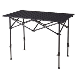 Campingtafel Inklapbaar X51000040 - Metaal/Kunststof - 95x55 cm - Zwart