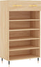 vidaXL - Schoenenkast - 60x35x105 - cm - bewerkt - hout - sonoma - eikenkleurig