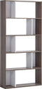 Boekenkast met 5 planken ORILLA 174 cm Donkerbruin