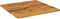 vidaXL - Tafelblad - vierkant - 80x80x2,5 - cm - massief - mangohout