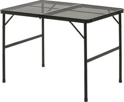 Travellife Greccio 90 - Campingtafel - In hoogte verstelbaar - Water- en UV-bestendig - Zwart