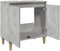 vidaXL - Wastafelkast - 58x33x60 - cm - bewerkt - hout - betongrijs
