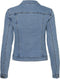 VERO MODA VMHOT SOYA LS DENIM JACKET MIX GA NOOS - Dames Spijkerjas - Knoopsluiting - Maat XS
