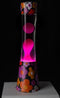 Fisura Lavalamp Bloemen Met Roze Lava