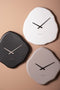 Wall clock Organic Diamond black