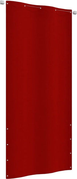 vidaXL - Balkonscherm - 100x240 - cm - oxford - stof - rood