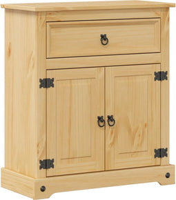 vidaXL - Badkamerkast - Corona - 70x33x80 - cm - massief - grenenhout