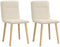 vidaXL - Eetkamerstoelen - 2 - st - linnen