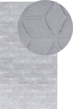 THATTA - Shaggy vloerkleed - Grijs - 80 x 150 cm - Polyester