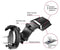 THB Powerkit Qi universele houder met draadloze oplader en usb aansluiting