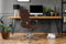 Lifa Living Oxford - Bureaustoel - Buffelleer zitting - Max 150 kg - Donkerbruin