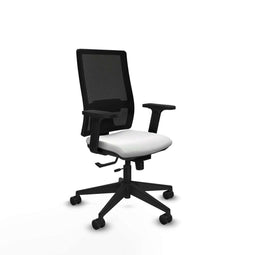 Piqueras y Crespo 2D066N0 - Bureaustoel - Verstelbare hoogte met armleuning - Wit