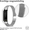 imoshion Milanees magnetisch bandje - Geschikt voor Samsung Galaxy Fit 2 - Zilver