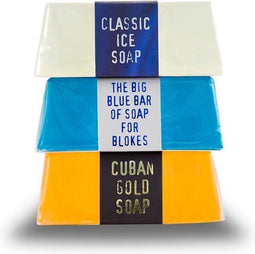The Bluebeards Revenge Soap Stack Zeepset voor heren 3 x 175 gr