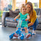 The Bugs Scramblebug Tide Loopfiets Met 4 Wielen - Loopfiets - Wit/Blauw - Opvouwbaar - 360° wielen