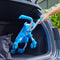 The Bugs Scramblebug Tide Loopfiets Met 4 Wielen - Loopfiets - Wit/Blauw - Opvouwbaar - 360° wielen