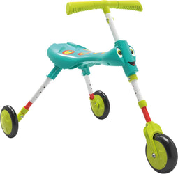The Bugs Scuttlebug Xl Splodge Opvouwbare Loopfiets Met 3 Wielen - Loopfiets - 360° Wielen - Hoogte Verstelbaar