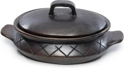 The Burned pot Pattern zwart 32cm