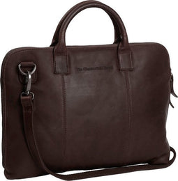 The Chesterfield Brand Leren Laptoptas Bruin Harvey