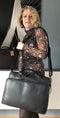 The Chesterfield Brand Leren Laptoptas Zwart Jackson