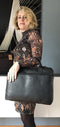 The Chesterfield Brand Leren Laptoptas Zwart Jackson
