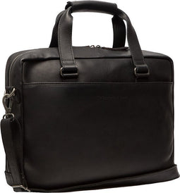 The Chesterfield Brand Leren Laptoptas Zwart Manhattan