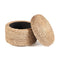 The Circle Storage Ottoman - Natural